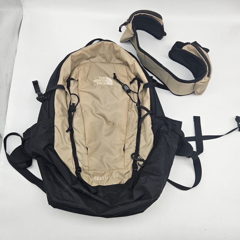 The North Face Backpack Beige Tellus 25 Nylon Men Women
